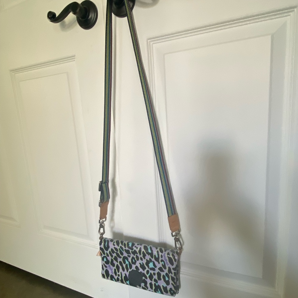 Consuela Uptown Crossbody- Purple Leopard